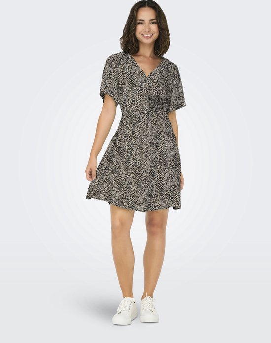 ONLY - ONLEVIDA S/ S ROBE COURTE WVN NOOS - Femme - Mini-robes