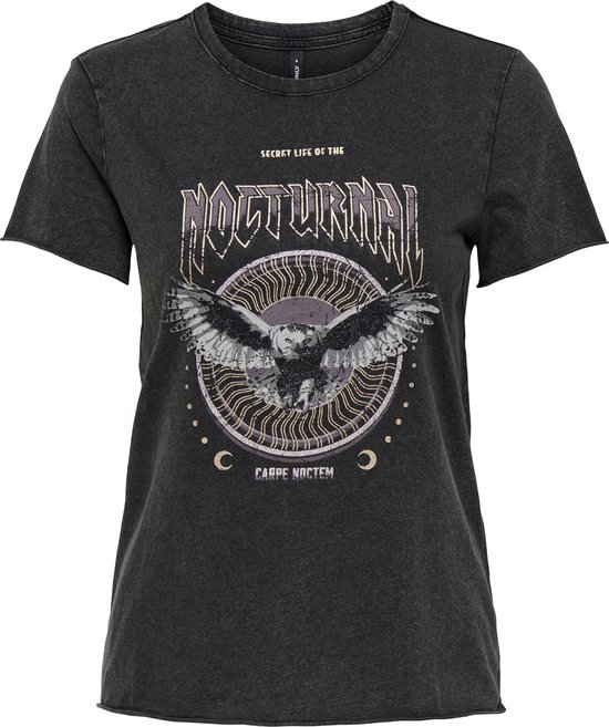 ONLY ONLLUCY LIFE REG S/ S TOP JRS NOOS Haut pour femme - Noir Nocturne