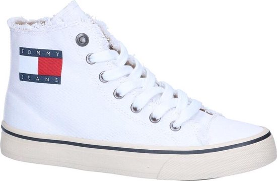 Witte Hoge Sneakers Tommy Hilfiger Dames 36 bol