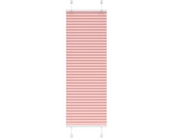 vidaXL - Plissé - rolgordijn - 50x100 - cm - stofbreedte - 49,4 - cm - polyester - roze