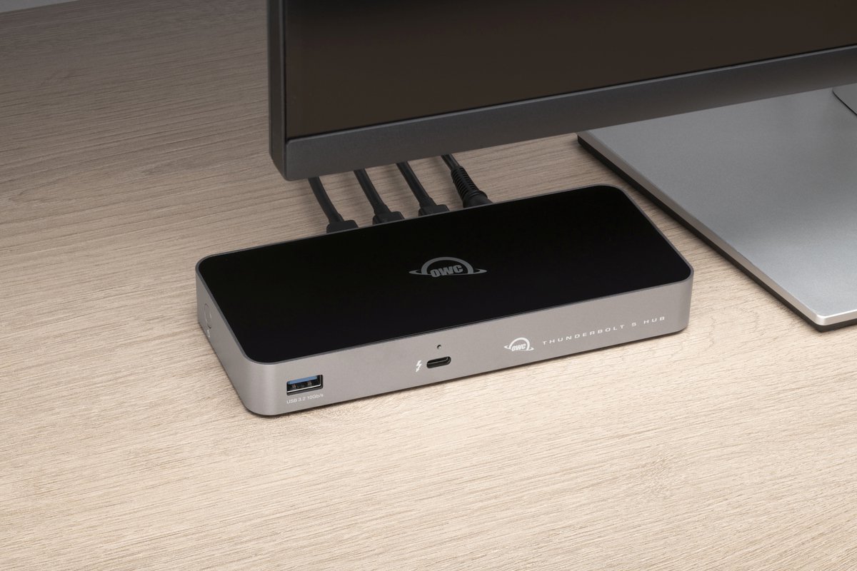OWC Thunderbolt 5 Hub - 4x USB-C & 1x USB-A - 120 Gb/s thumbnail 6