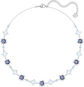 Swarovski Olive All-Around Ketting  (Lengte: 38.00 cm) - Zilver
