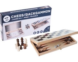 Schaak/Backgammon Set - Klassiek Spel