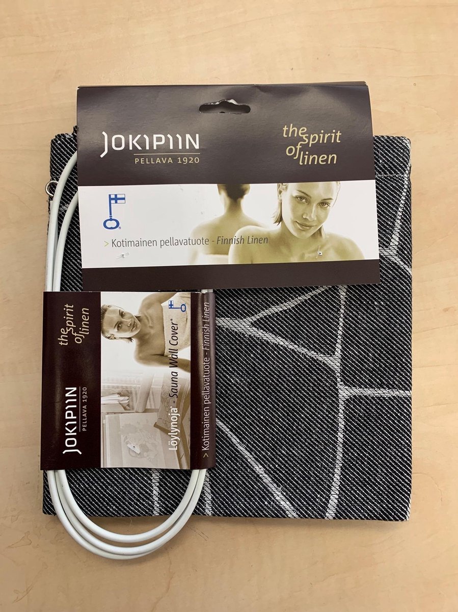 Jokipiin - linnen muurbescherming voor de sauna - model hidden sauna stones