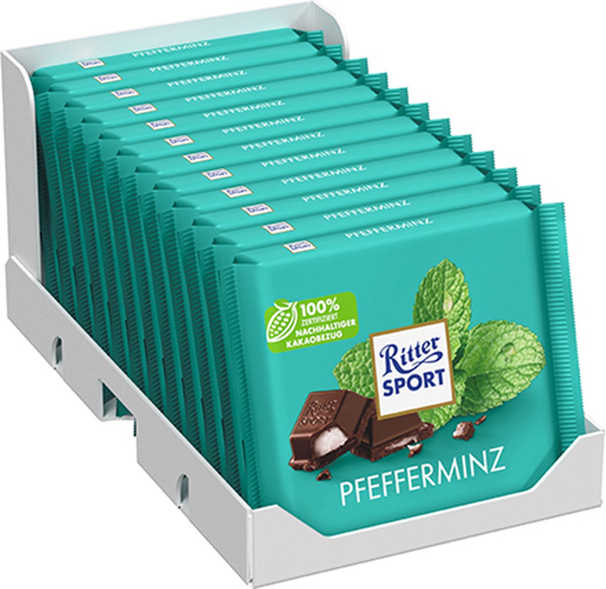 Ritter Sport - Pepermunt - 12x 100g
