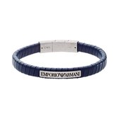 Emporio Armani Fashion Armband  (Lengte: 18.00-19.50 cm) - Blauw,Zilver