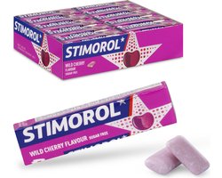 Stimorol Wild Cherry - Kauwgom - Suikervrij - 1x30stuks
