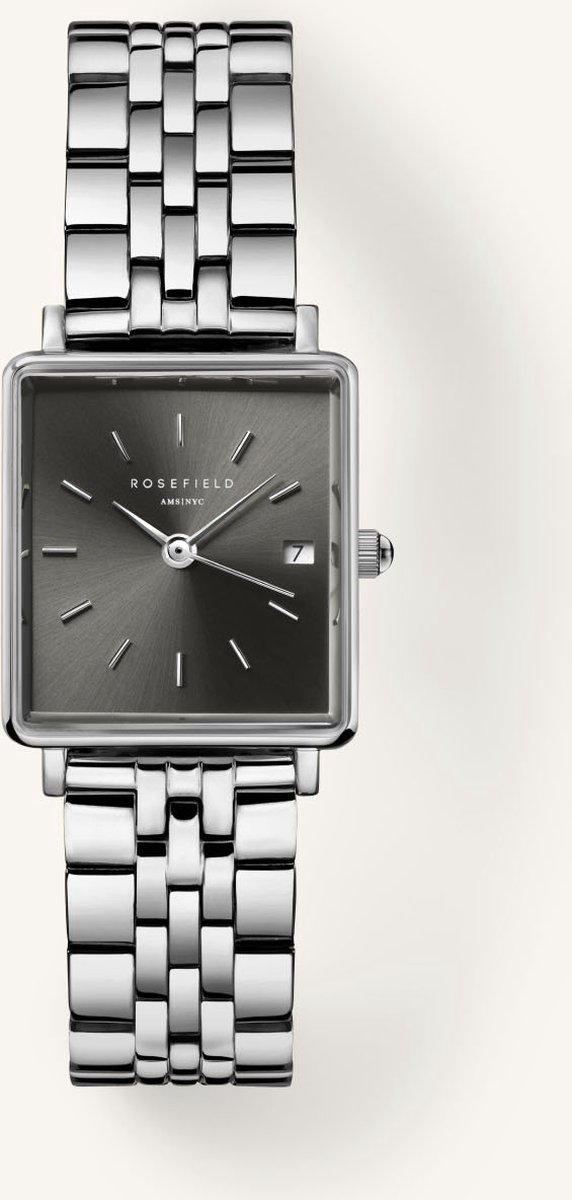 Rosefield Boxy XS Grey Steel Silver BGSSS-Q051