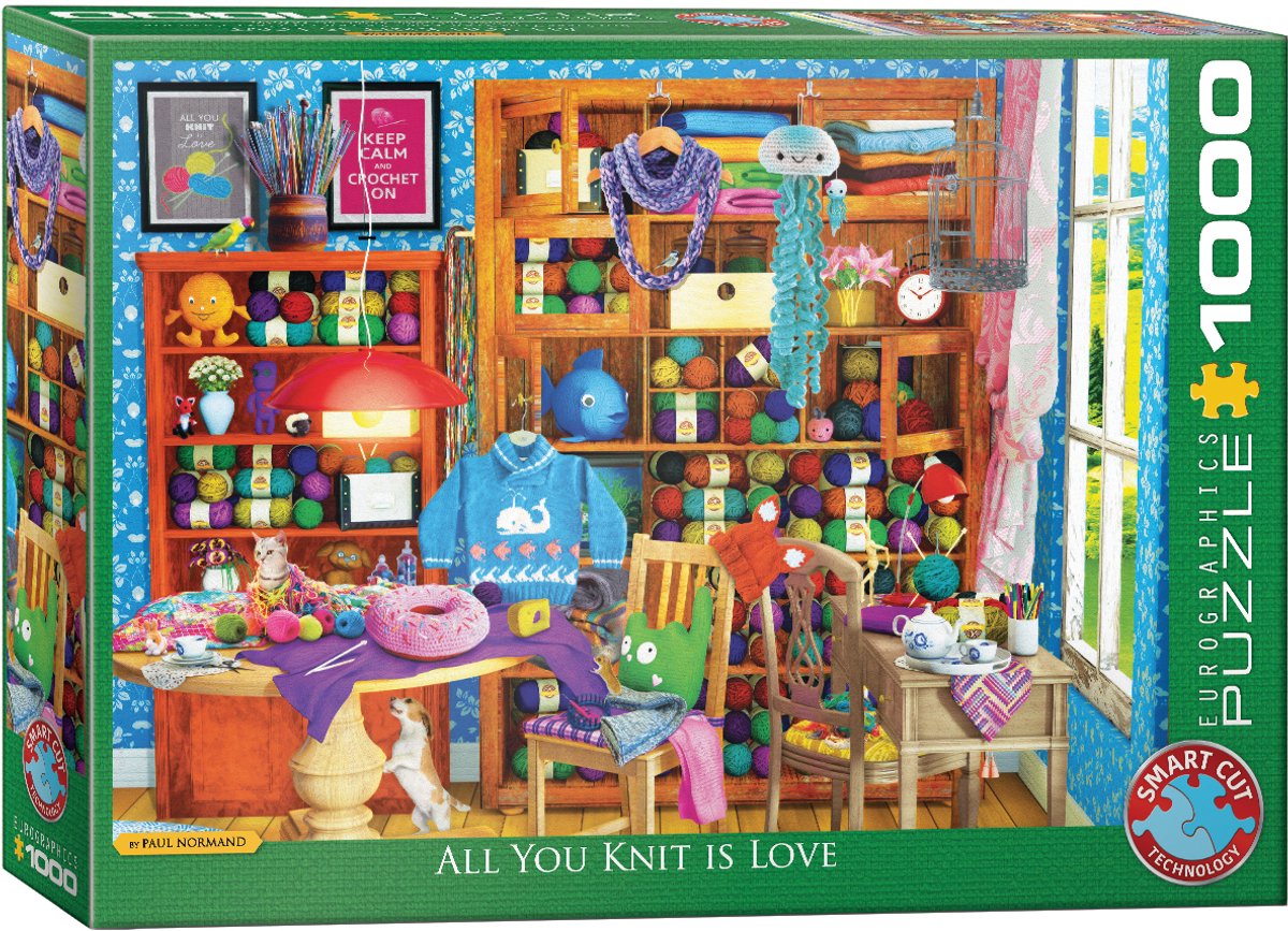 All you Knit is Love Puzzel (1000 stukjes)