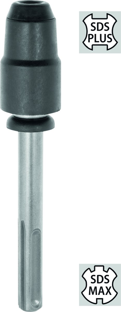 Adapter voor SDS-MAX Hamerboren , naar SDS-Plus