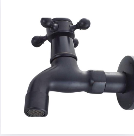Aquatechnik Safety-Pol stopkraan met verchroomde dop en roset 20×2