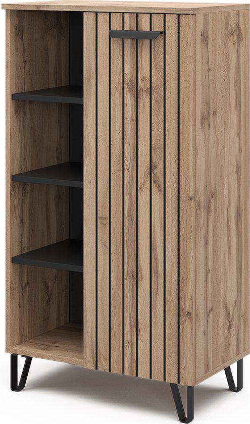 Vicco Amber Dressoir – 35 x 110 cm met 1 deur Bruin