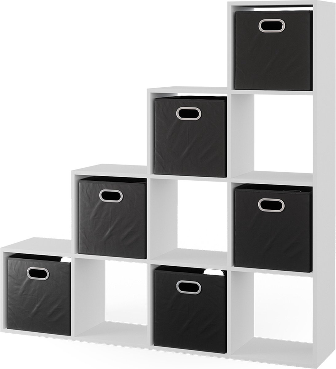 Vicco Traprek – 142.5 x 140 cm met 6 vouwdozen Wit