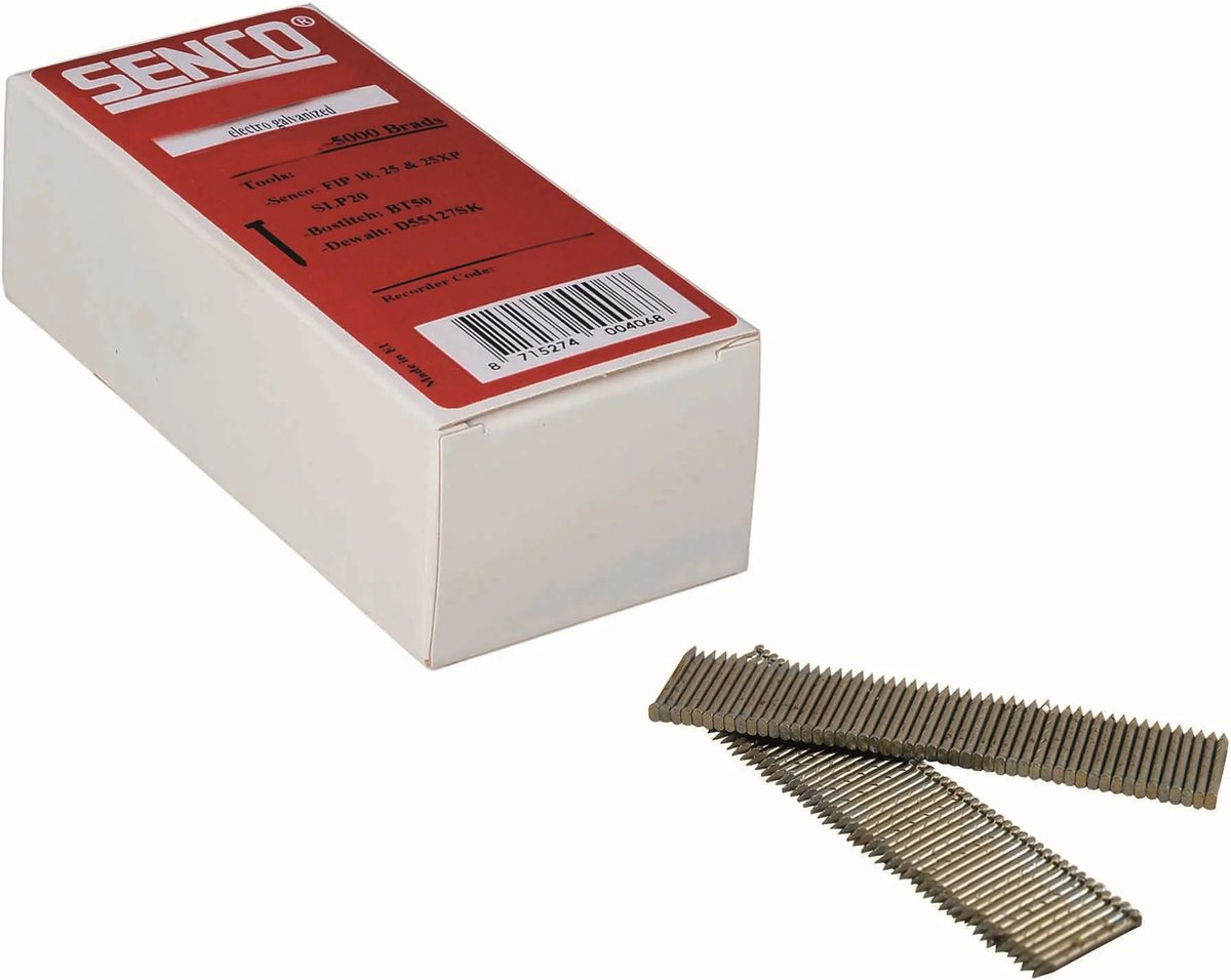 Betonbrads - gegalvaniseerd - 20mm x Ø1.8mm - 3000 stuks