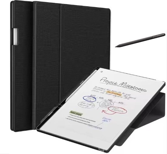 reMarkable® Paper Pro met Marker Plus en Draaibare Antraciet hoes met penvakje