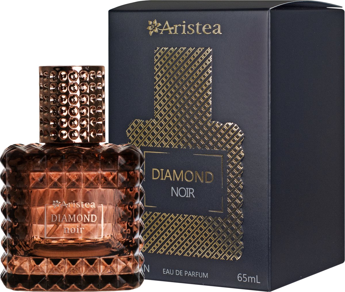 Goedkoopste Eau de Parfum | Aristea | Diamond Noir | Geinspireerd op Italiaans designer merk | voor haar | 65m l fruitig-oriëntaals