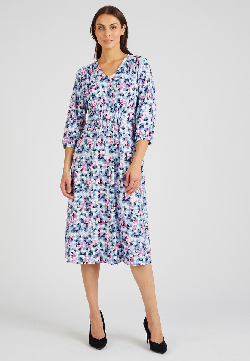 Damart - Jurk tricot warm - Dames - Blauw - XS