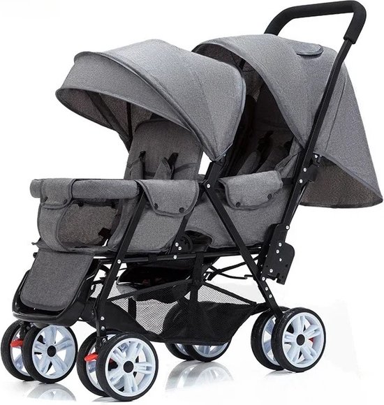 Seastone - Tweelingkinderwagen - Tweelingwagen - Tweeling - Seastone - €174,95