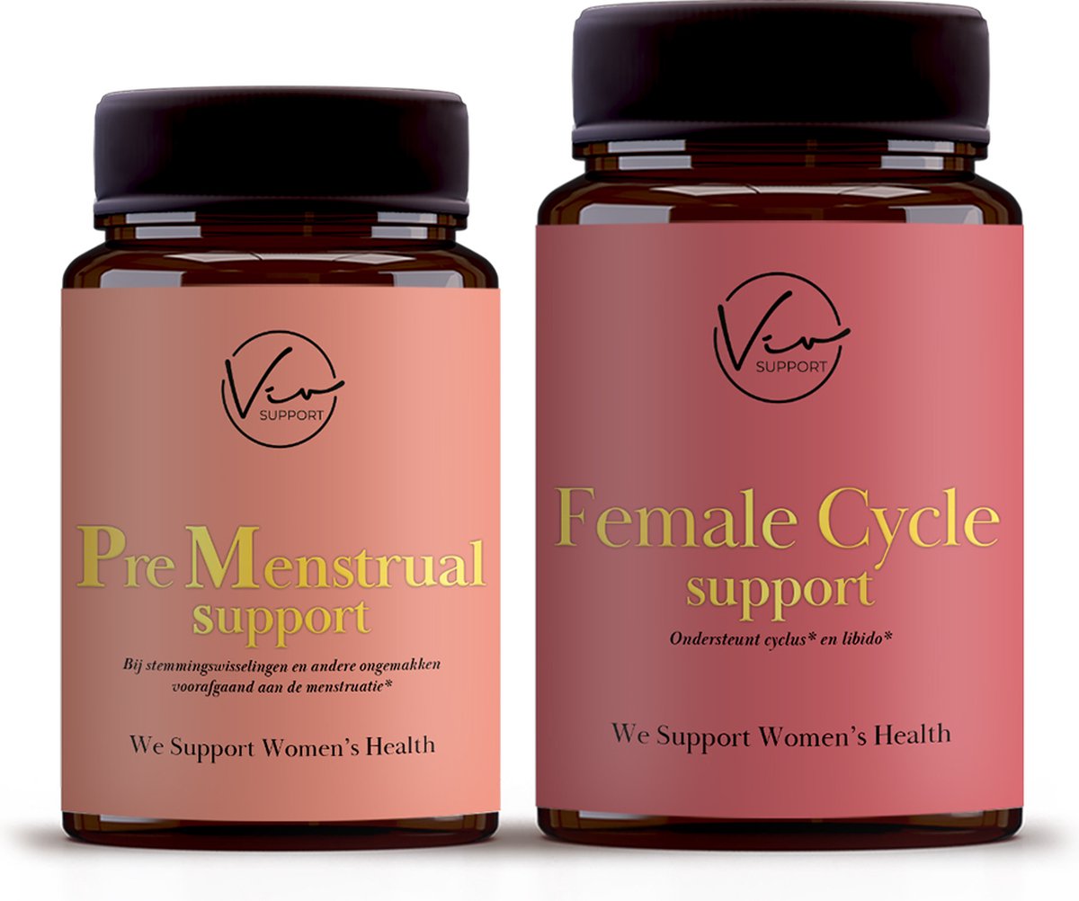 Goedkoopste Cyclus Support Box - Vivian Reijs - Pre Menstrual Support - Fertility Support - Supplementen - Speciaal voor vrouwen - Viv Support - Female Cycle Support