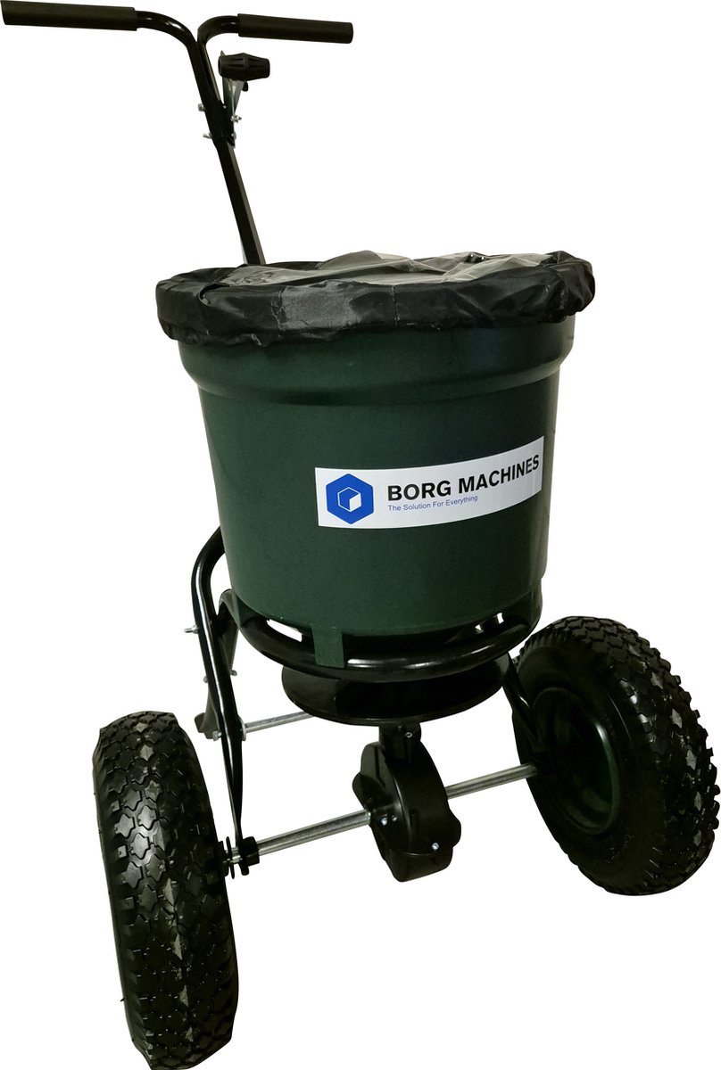 Borg Universele Strooiwagen - 23 liter - Voor Graszaad - Kunstmest - Zout