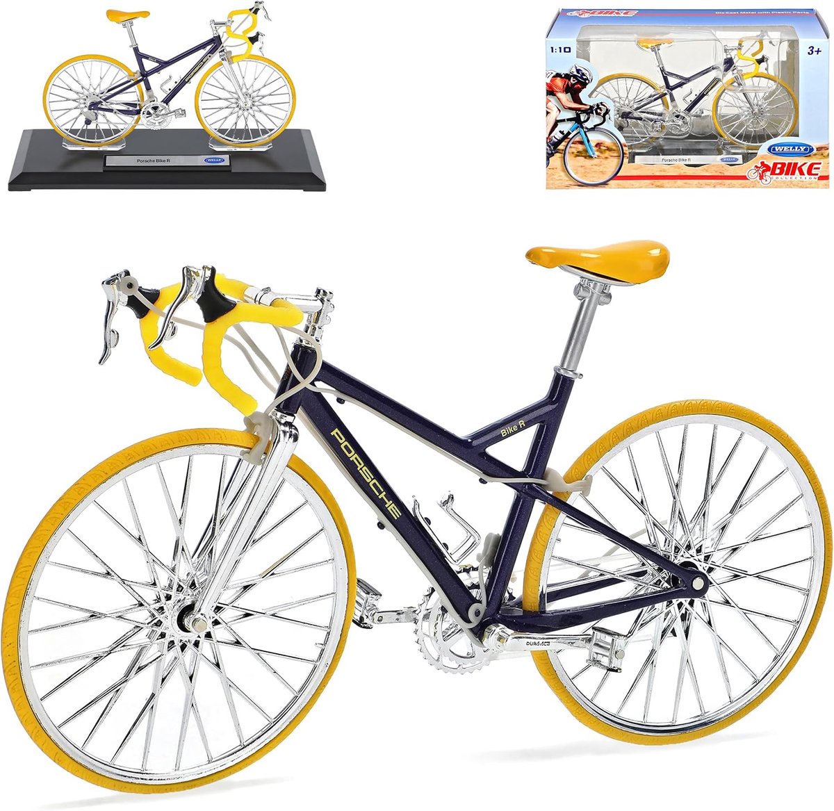 Porsche wielrenfiets miniatuur tour de France racefiets race wiel ren fiets Amstel gold elfstedentocht