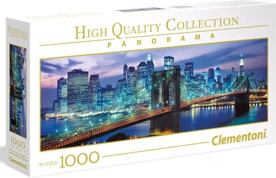 PUZZLE Panorama 1000 pieces - Le pont de Brooklyn New York