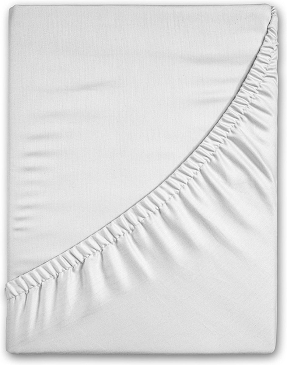 Zavelo Flanellette Hoeslaken Wit - 2-persoons (140x200 cm) - 100% katoen - Heerlijk Zacht - 30 cm Hoekhoogte - Hoogwaardige Kwaliteit