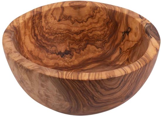 Bowls and Dishes Pure Olive Wood olijfhouten Schaal Ø 24 cm | cadeautip!