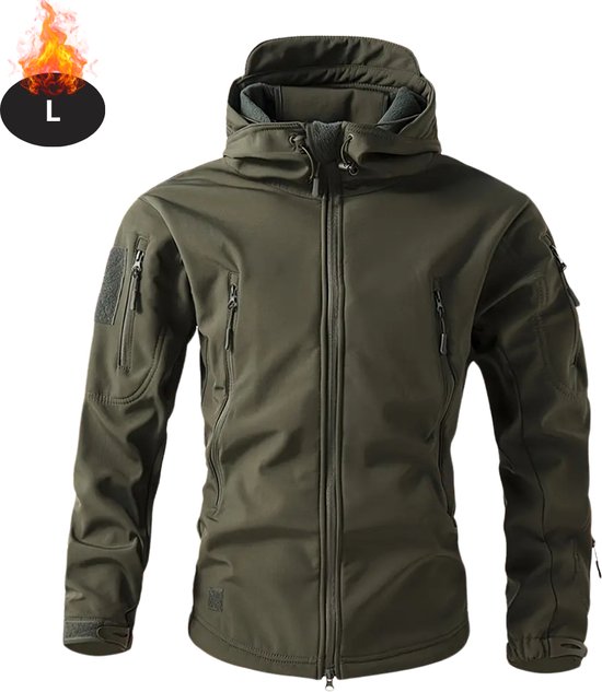 Nivard Skipak - SkiBroek - Skijas - Ski Suit - Wintersport - Heren - Winter - Warm Fleece - Groen - Maat L