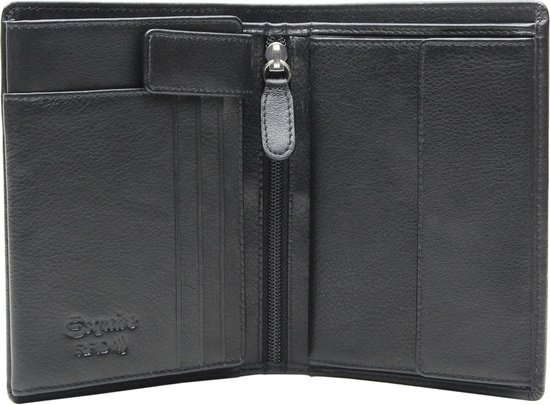 Esquire Leren Portemonnee Viktoria Wallet Black Zwart