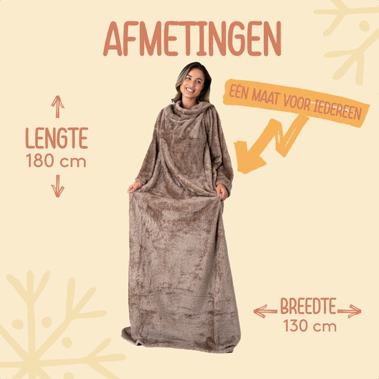 Couverture avec manches -