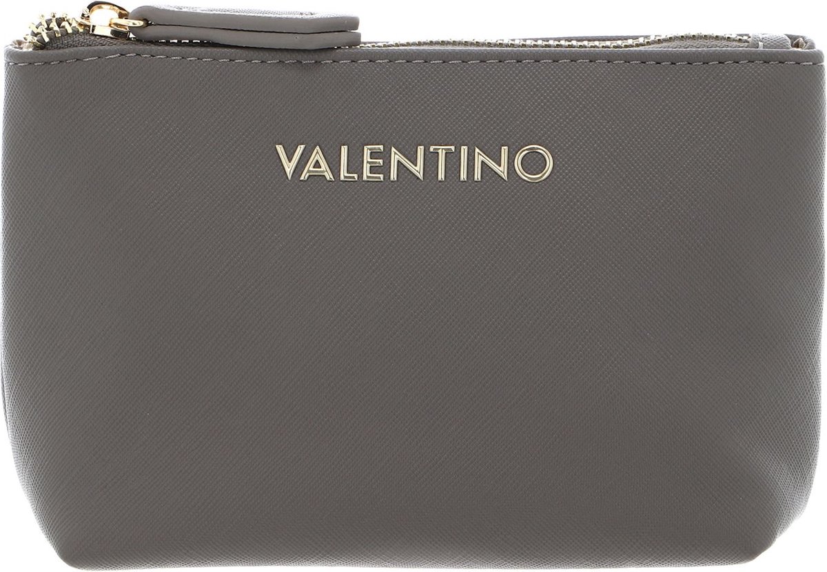 VALENTINO Toilettas Zero Re Soft Cosmetic Case Grigio Grijs
