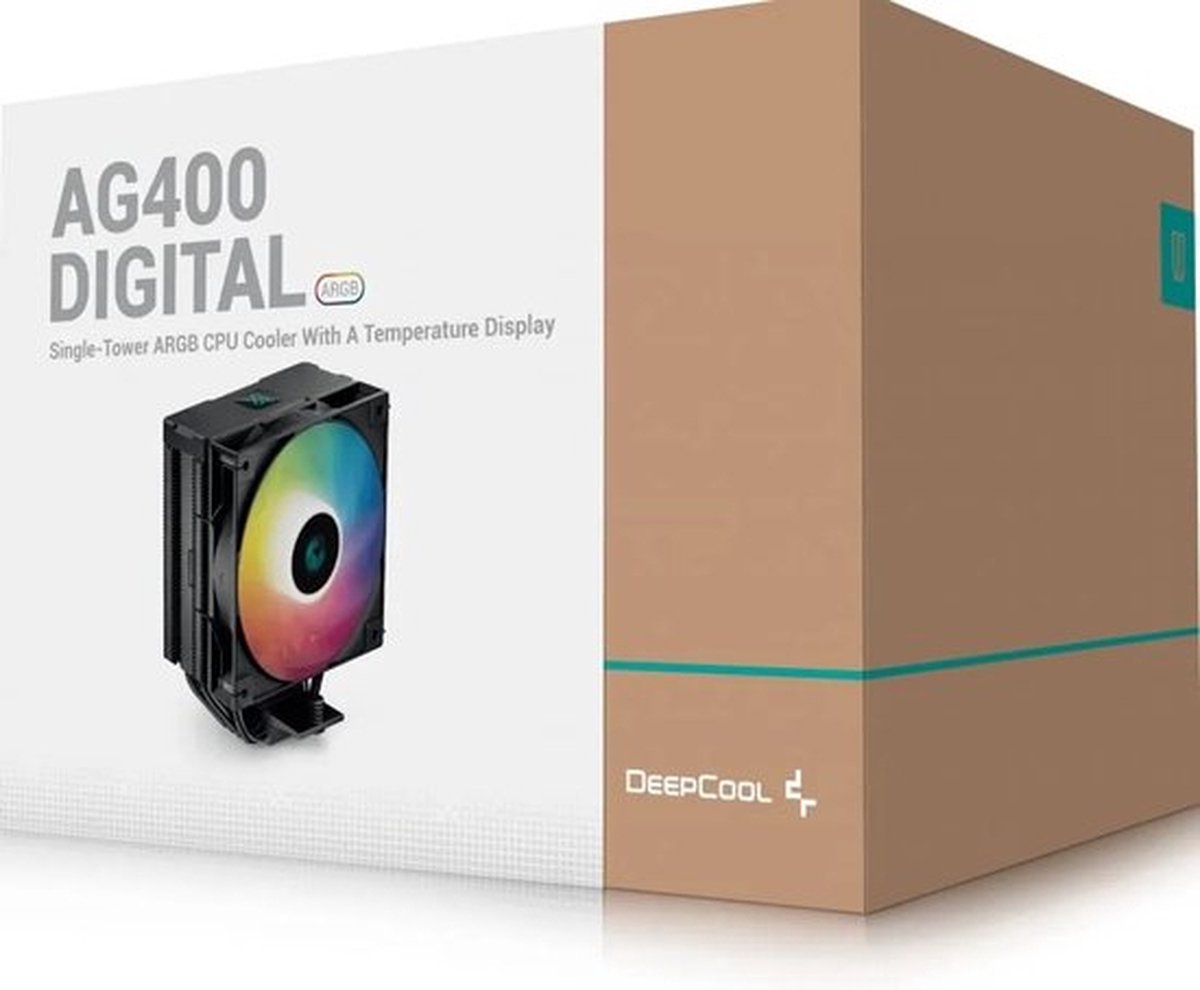 Deepcool Ag400 Digital Bk Argb - Koeler Voor Processor - 120Mm - 75.8 Cfm - 500 - afbeelding 8