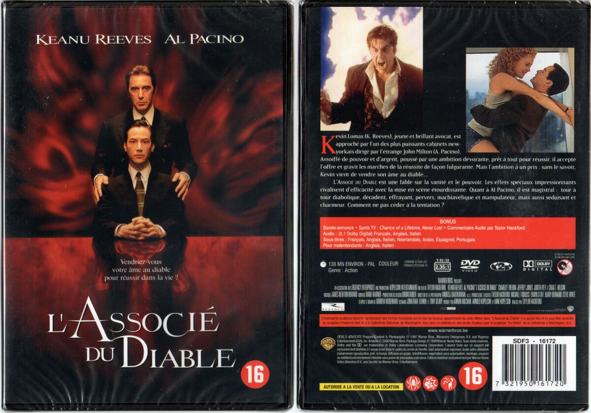 DVD L'associé du diable