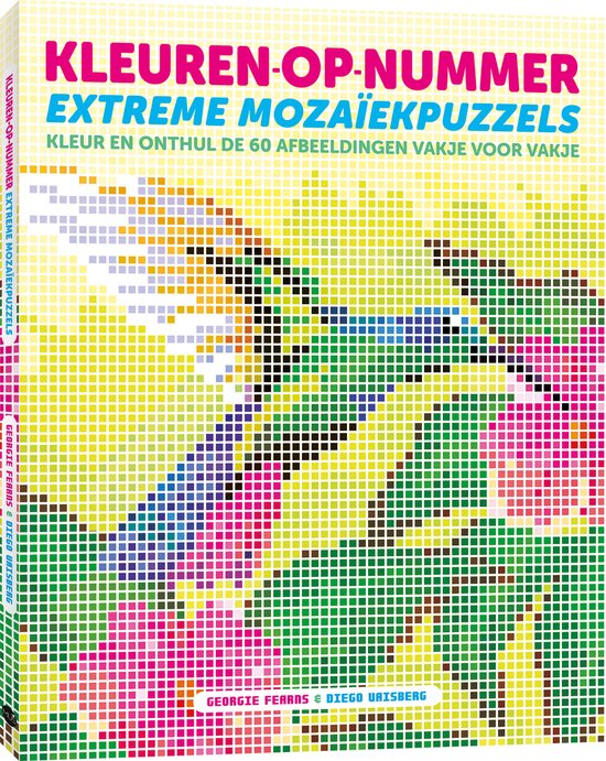 Kleuren op Nummer: Extreme Mozaïek Kleurboek