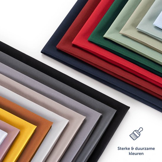 Blumtal Evolon® Housse de couette avec Kussensloop - Anti-Allergique - Contre les acariens - 200 x 200 cm - 2 Taies d'oreiller 65 x 65 cm - Bleu foncé