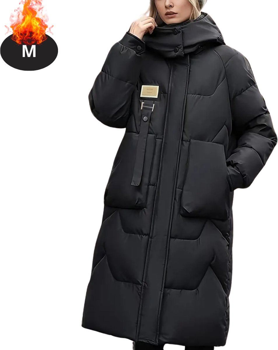 Bovista Winterjas Parka Dames Winter Jas Volwassen Stijlvol Zwart