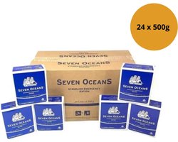 Noodrantsoen - Seven Oceans 24 stuks - Seven Oceans Noodrantsoen Doos [24 x 500g] - 5 jaar houdbaar - 24 dagen noodrantsoen - Noodpakketten - Noodpakket voor thuis