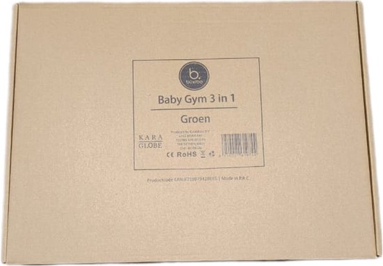 Buxibo 3-in-1 Baby/Peuter Gym - Piano Speelmat voor Baby's - Muziek Speelkleed met Ratelaar en Spiegel - Oceaan Roze van Buxibo — afbeelding 2