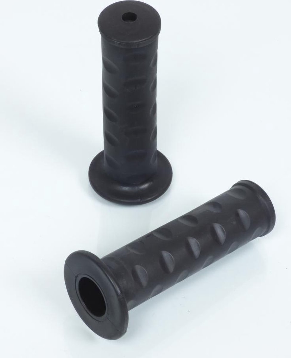 paar zwarte handvatten 115mm Ø22/24mm voor motobecane bromfiets nieuw
