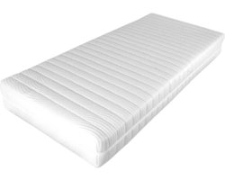 Matras - 140x200 - 7 zones - koudschuim - premium plus tijk - 15 cm -