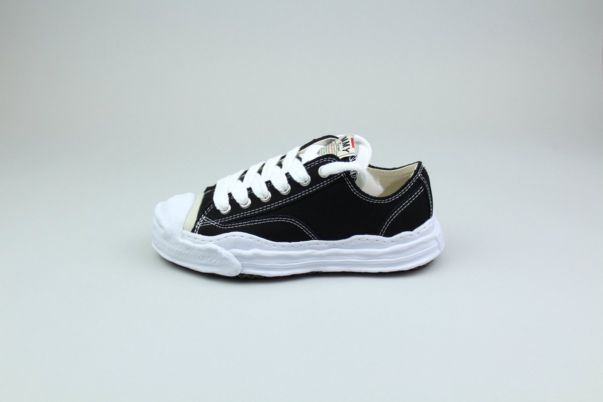 Maison Mihara Yasuhiro - Hank Canvas Low - Unisex - Zwart - Maat EU 37