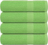 vidaXL - Serviettes de douche - 4 - pcs - 70x140 - cm - 360 - g/m² - 100% - coton - vert pomme