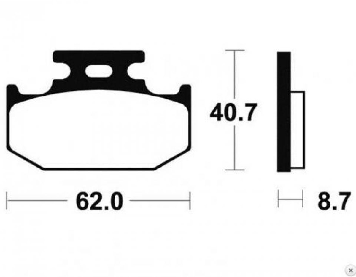 carbon remblok lorraine voor kawasaki 650 klx650r 1993 tot 1995 2299 nieuw