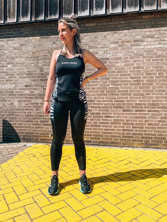 Björn Borg - Dames - 7/8 Oni Tights - Multicolour/Zwart - Maat 36 van Merkloos — afbeelding 4