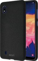 Azuri Samsung Galaxy A10 hoesje - Zand textuur backcover - Zwart