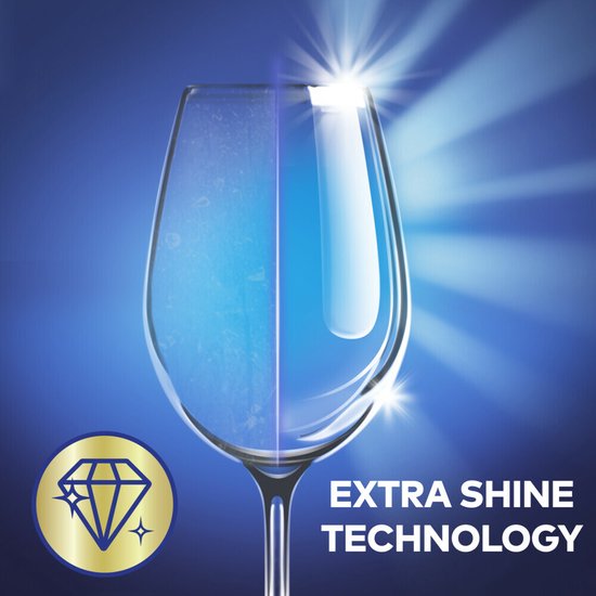 Sun - Vaatwascapsules - Brilliant Shine - All-in 1 -met Active Oxygen+ - 4 x 34 Stuks - Voordeelverpakking