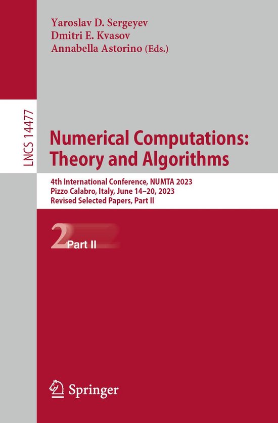 Springer Nature Proceedings Computer Science 2 - Numerical C ... - cover