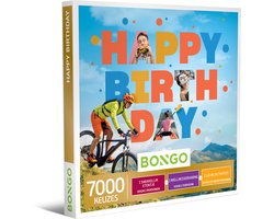 Bongo Bon - Happy Birthday Cadeaubon - Cadeaukaart cadeau voor man of vrouw | 9900 activiteiten voor groot en klein: cultuur, plezier, sportief en meer