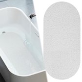 GLODI GOODS® Antislip badmat voor in bad 50x100 cm - douchemat voor in de douche – antislipmat waterdoorlatend – WIT